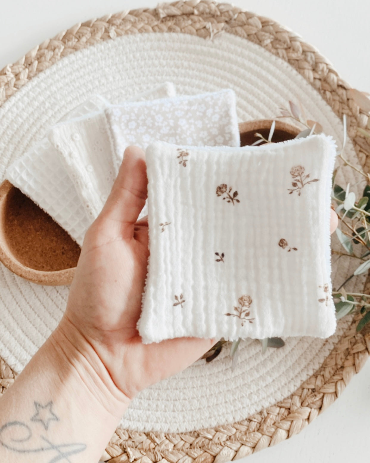 lingettes lavables lingettes réutilisables lingettes démaquillantes lingettes bébé