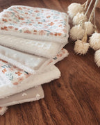 Lingettes fleurs et coeur