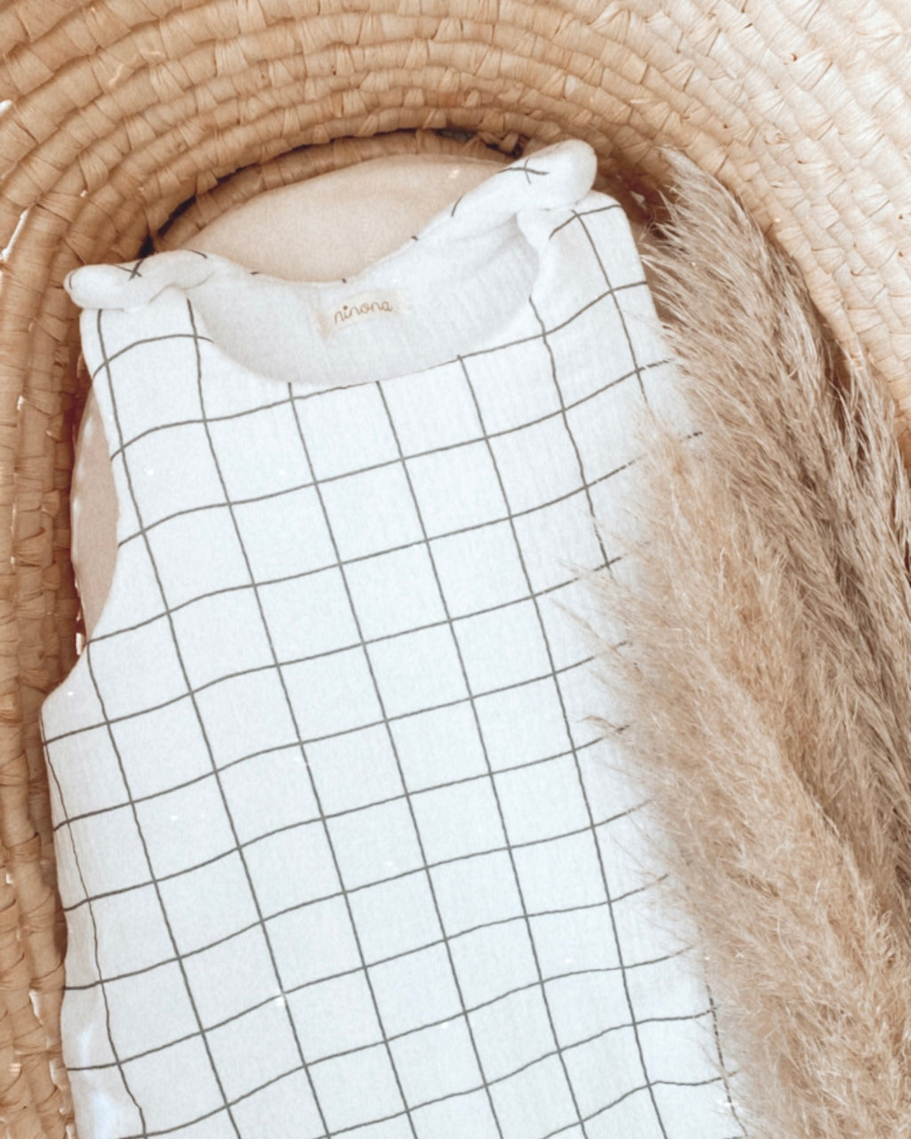 Gigoteuse d'hiver quadrillé