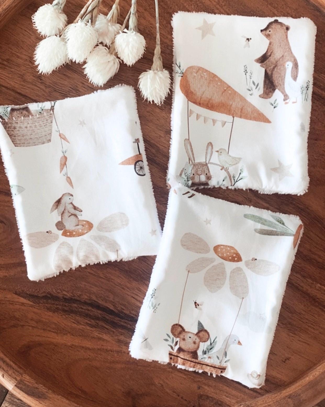 Lingettes Lapin et Ours