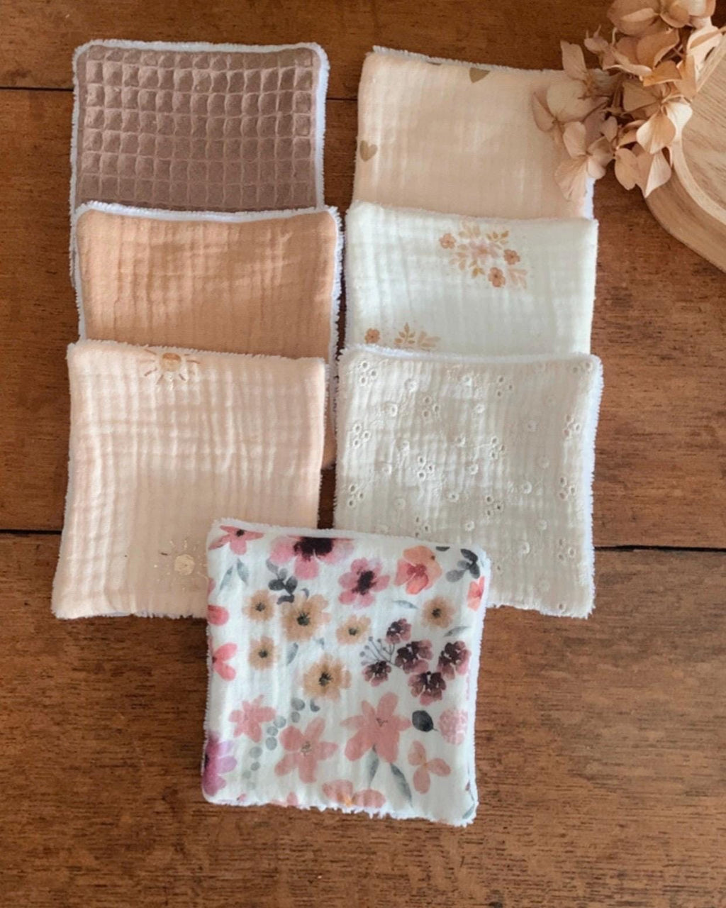 Lingettes et panière Anémone