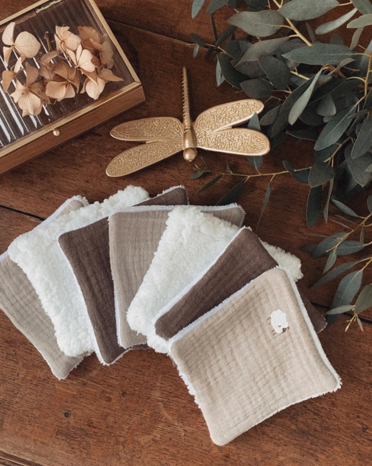 Lingettes et panière Petit Mouton