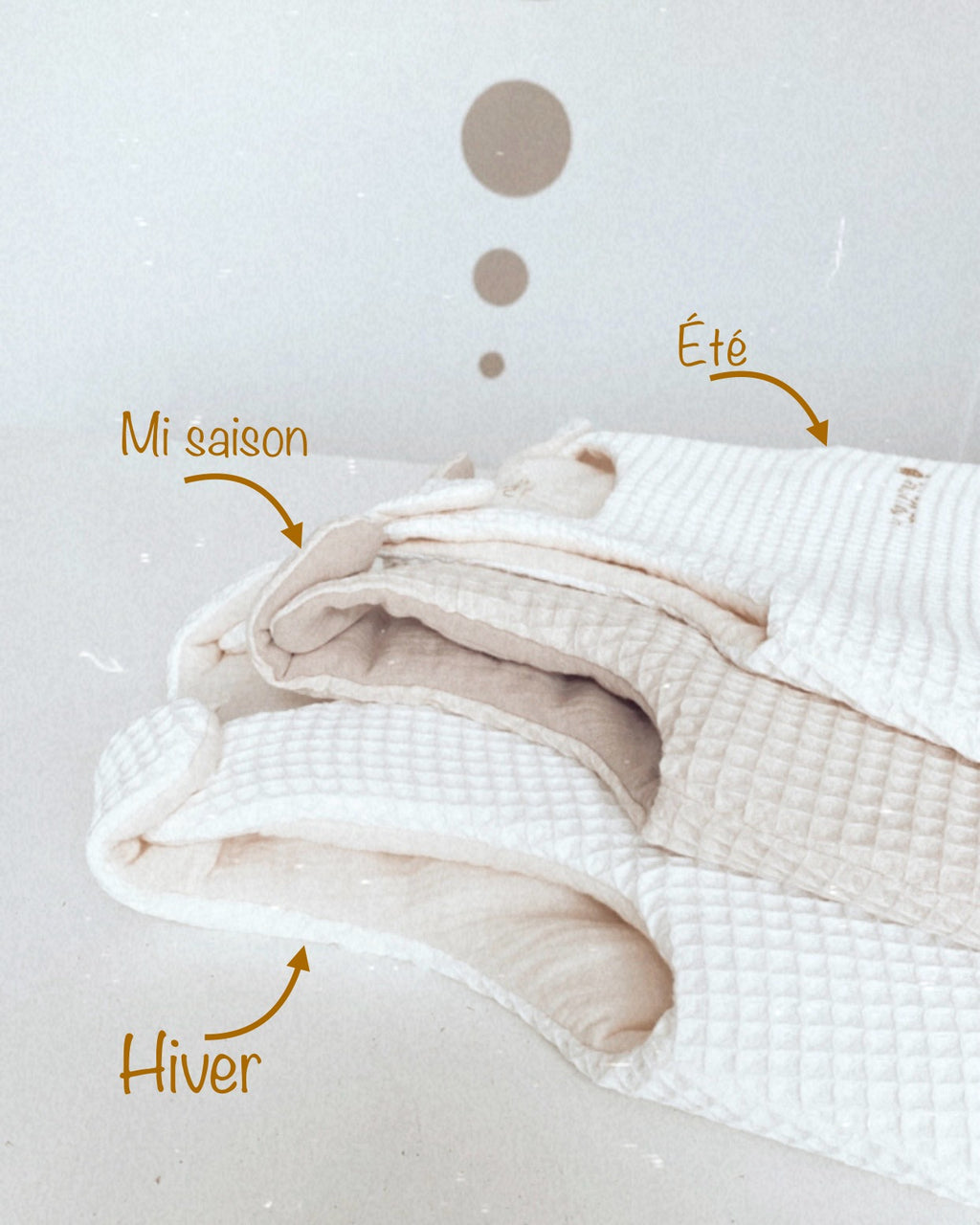 Offrez à bébé le confort d’une gigoteuse Ninona, confectionnée à la main en nid d’abeille et double gaze de coton écru. Pratique et sécurisante, elle remplace la couverture et favorise un sommeil apaisant. Grâce à la personnalisation avec le prénom de l’enfant, cette gigoteuse devient un cadeau unique et précieux. Ninona, marque artisanale et créative, s’engage à proposer des pièces intemporelles alliant douceur, qualité et authenticité.