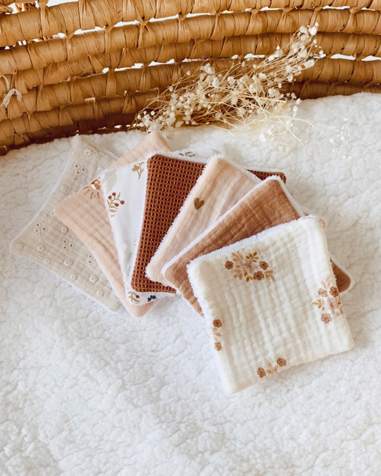 Lingettes lavables Amélie