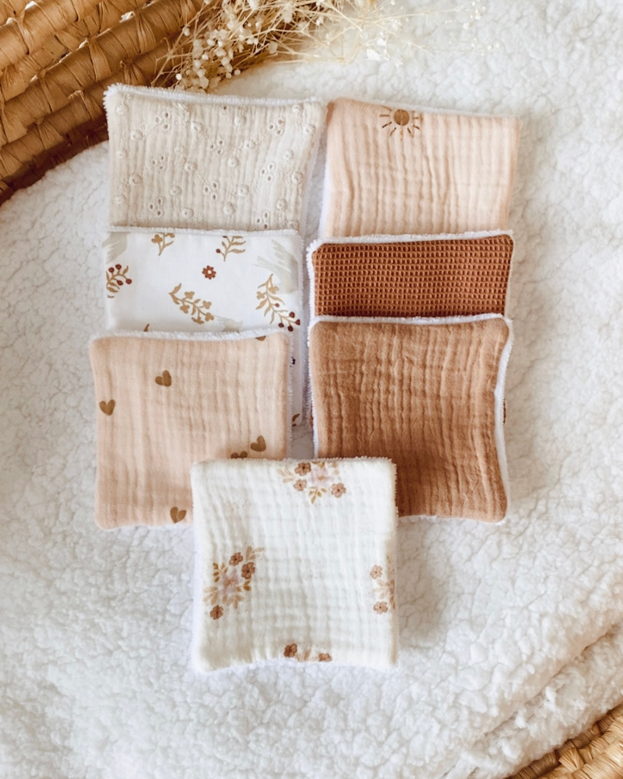 Lingettes lavables Amélie