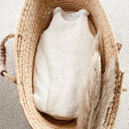 Gigoteuse d'hiver en sherpa blanc cassé