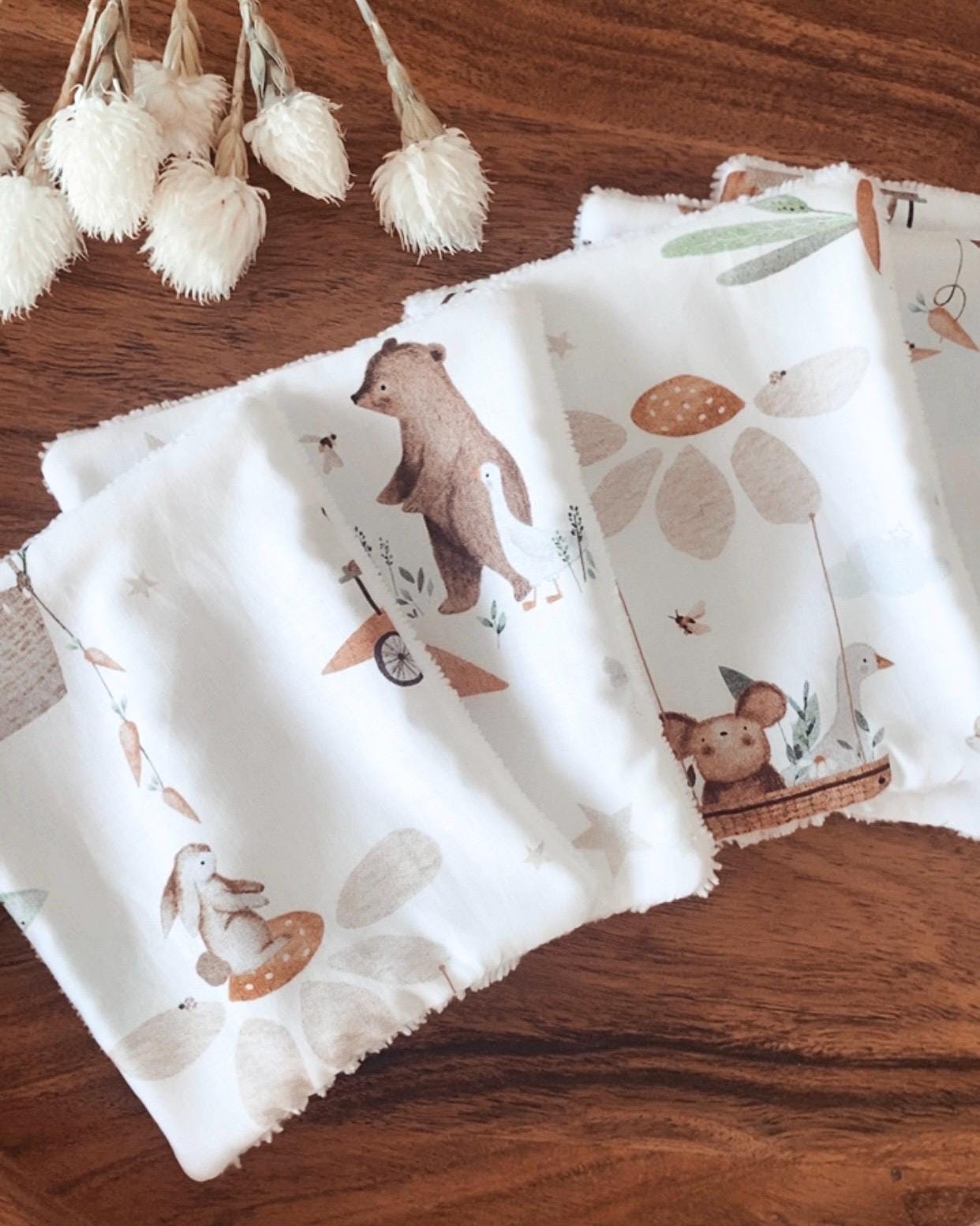 Lingettes Lapin et Ours