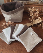 Lingettes et panière Petit Mouton
