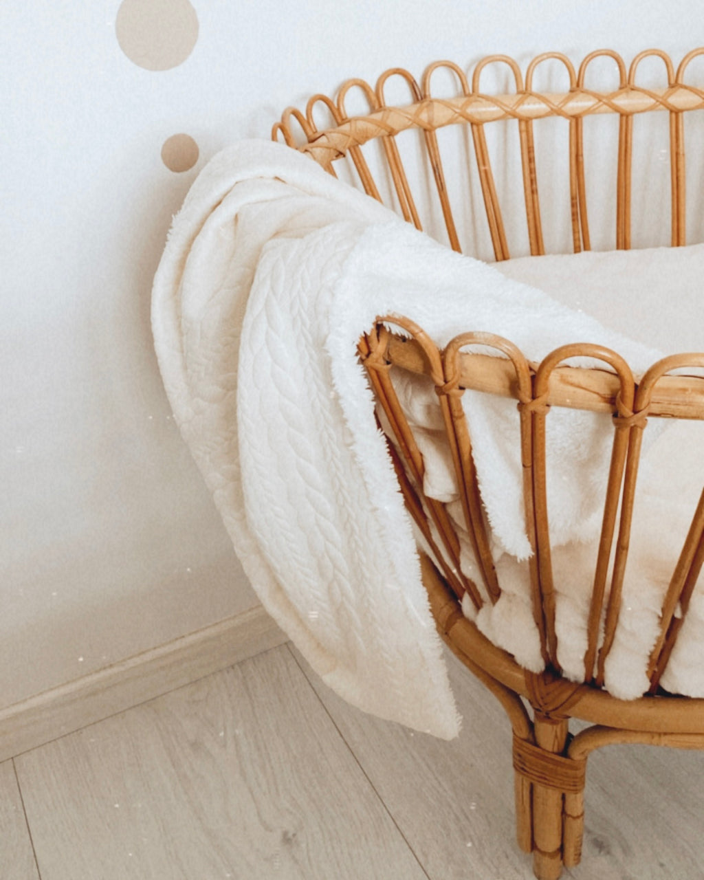 couverture personnalisable pour bébé en tissu sherpa