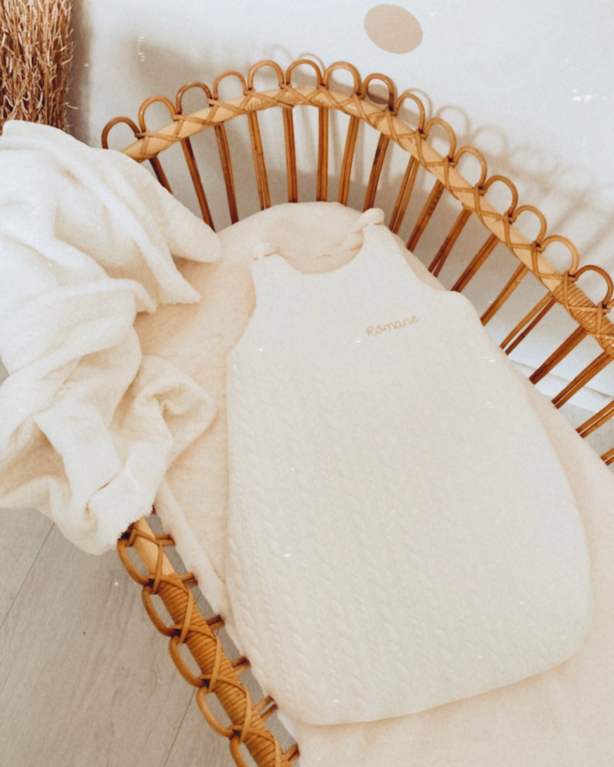 couverture pour bébé personnalisable, en tissu sherpa